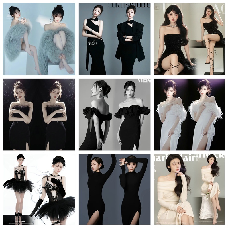 Photography Studio - New Fashion Simple Atmosphere Girl's Portrait