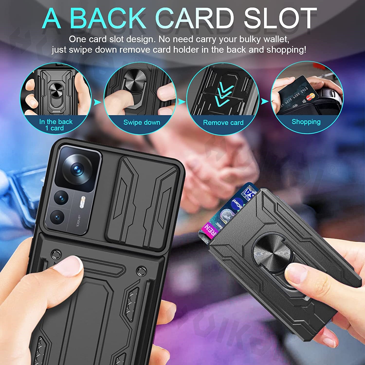 Trượt Camera Thẻ Dành Cho Xiao - đánh giá và giá Lens Case Pouch
