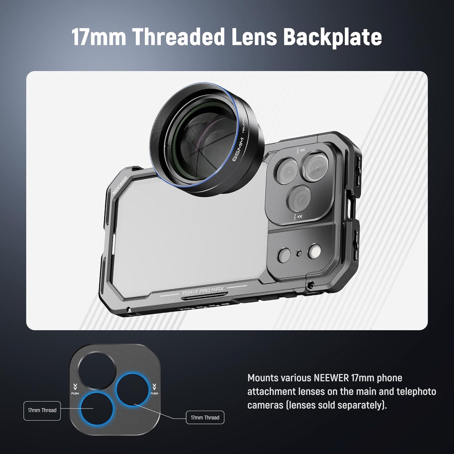 NEEWER Phone Cage for iPhone 1 - đánh giá và giá Camera Cage Rig