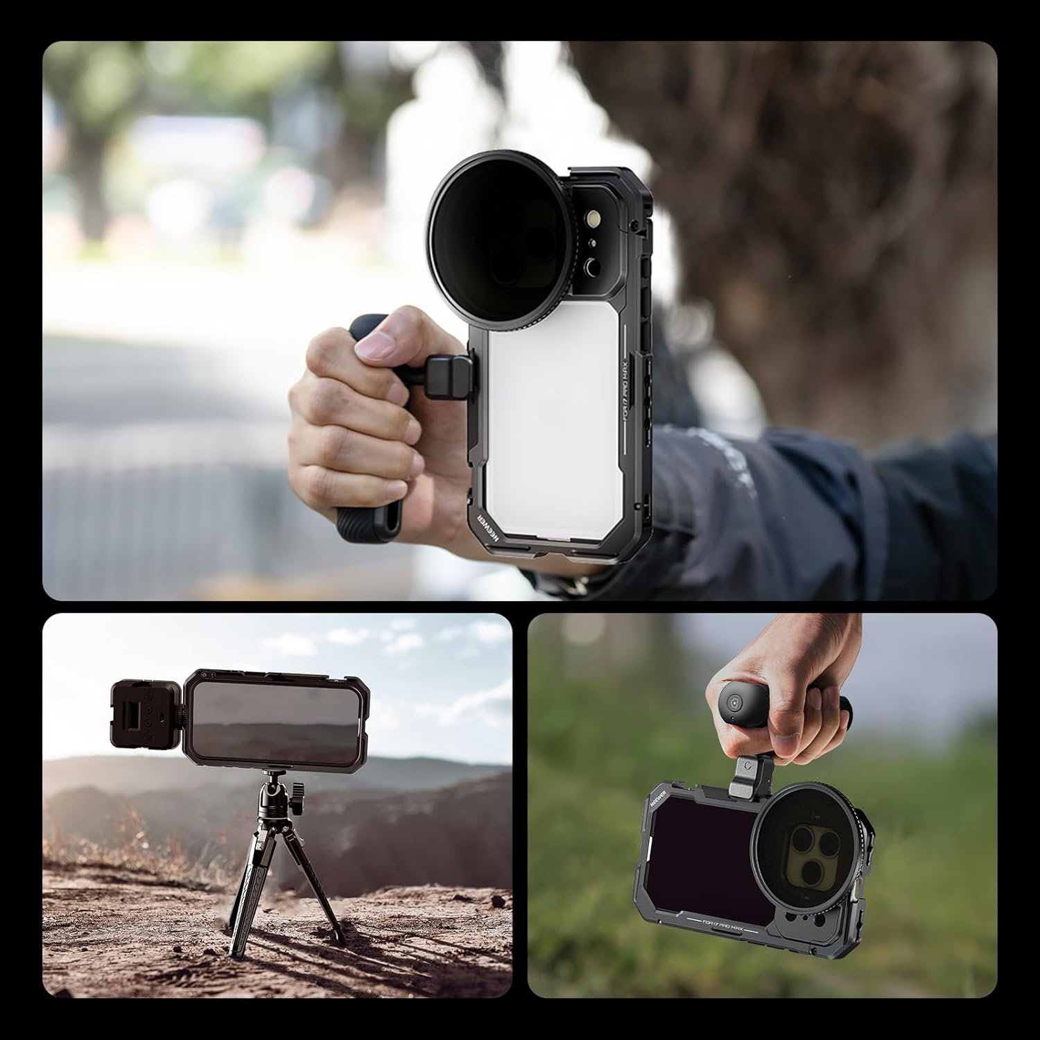 NEEWER Phone Cage for iPhone 1 - đánh giá và giá Camera Cage Rig