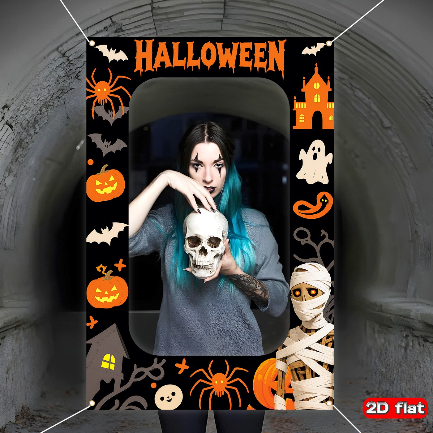 Halloween Hollow Photo Booth F - đánh giá và giá Photography Trick