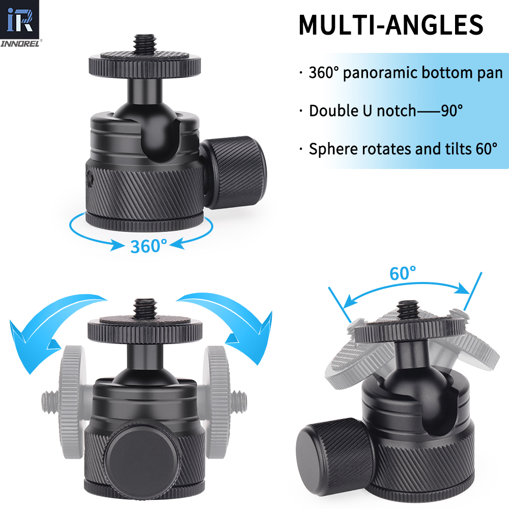 Mini Ball Head-INNOREL C19 CNC - đánh giá và giá Fluid Head Tripod