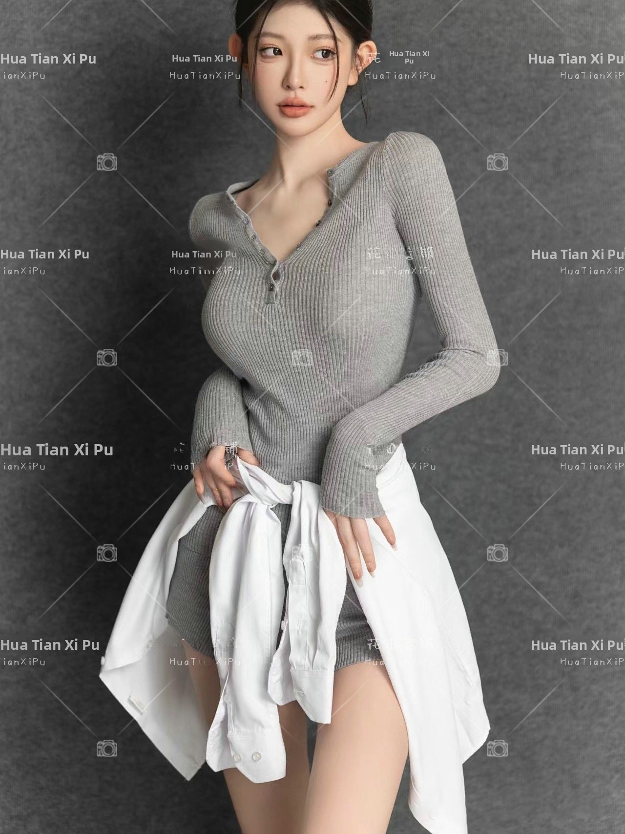 Gray Portrait All-in-One Sweat - đánh giá và giá Photography Studio