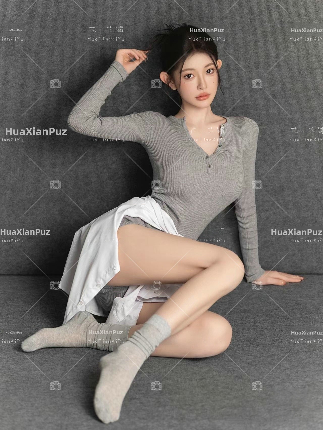 Gray Portrait All-in-One Sweat - đánh giá và giá Photography Studio