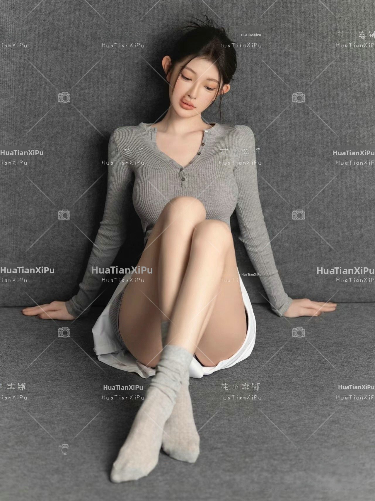 Gray Portrait All-in-One Sweat - đánh giá và giá Photography Studio