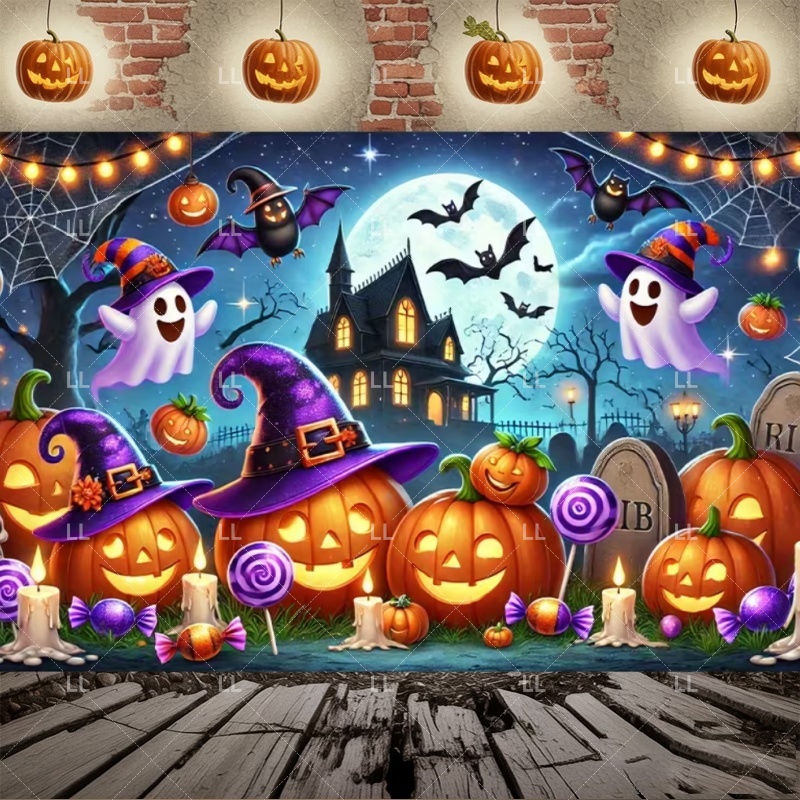 Cartoon Halloween Party Decora - đánh giá và giá Photography Trick