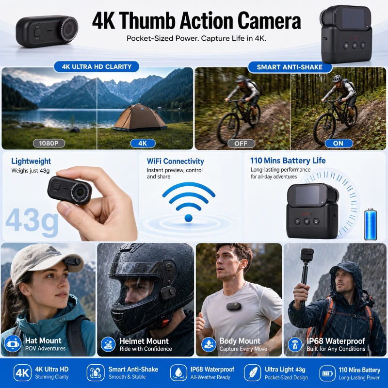 APEX Action 4K Camera  Mini PO - đánh giá và giá Photography Blog