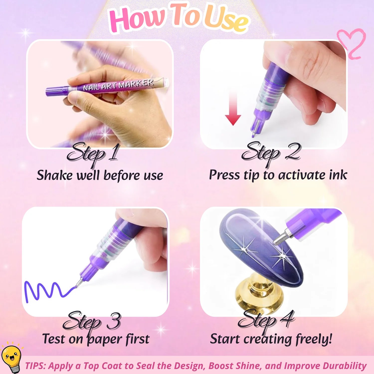 12 Colors 3D Nail Art Pens Set - đánh giá và giá Photography Fine Art