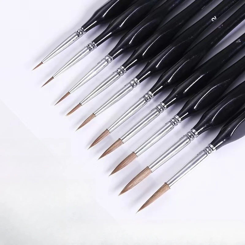 11PCS Black Sable Hair Fine Pa - đánh giá và giá Photography Fine Art