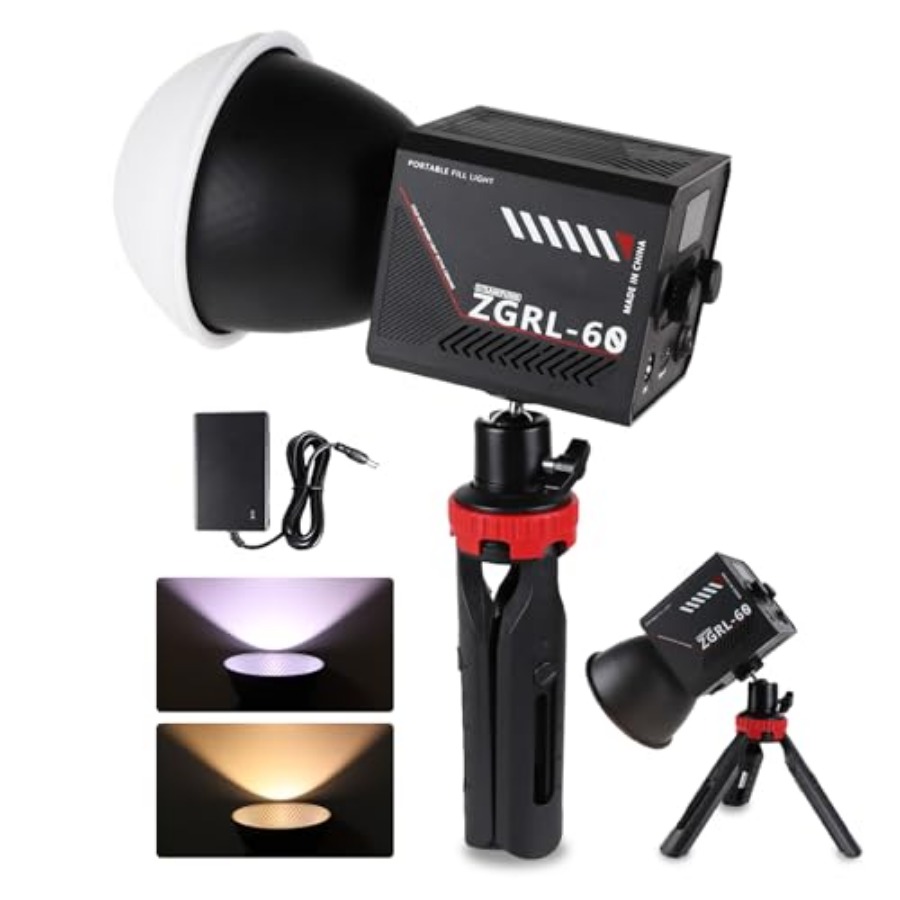 60W COB LED Video Light Handhe - đánh giá và giá Photography Videos