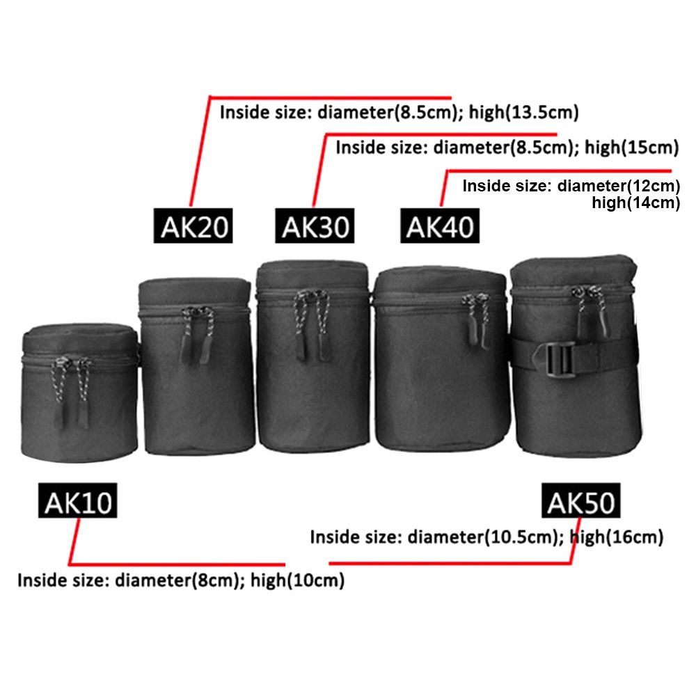 Deluxe Camera Lens Bag Waterpr - đánh giá và giá Lens Case Pouch