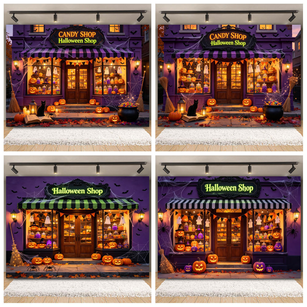 Happy Halloween Backdrop Horro - đánh giá và giá Photography Trick