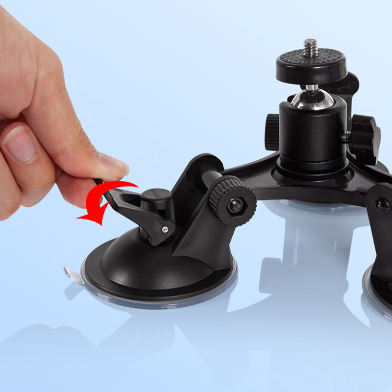 Strong Suction Cup Mount Holde - đánh giá và giá Fluid Head Tripod