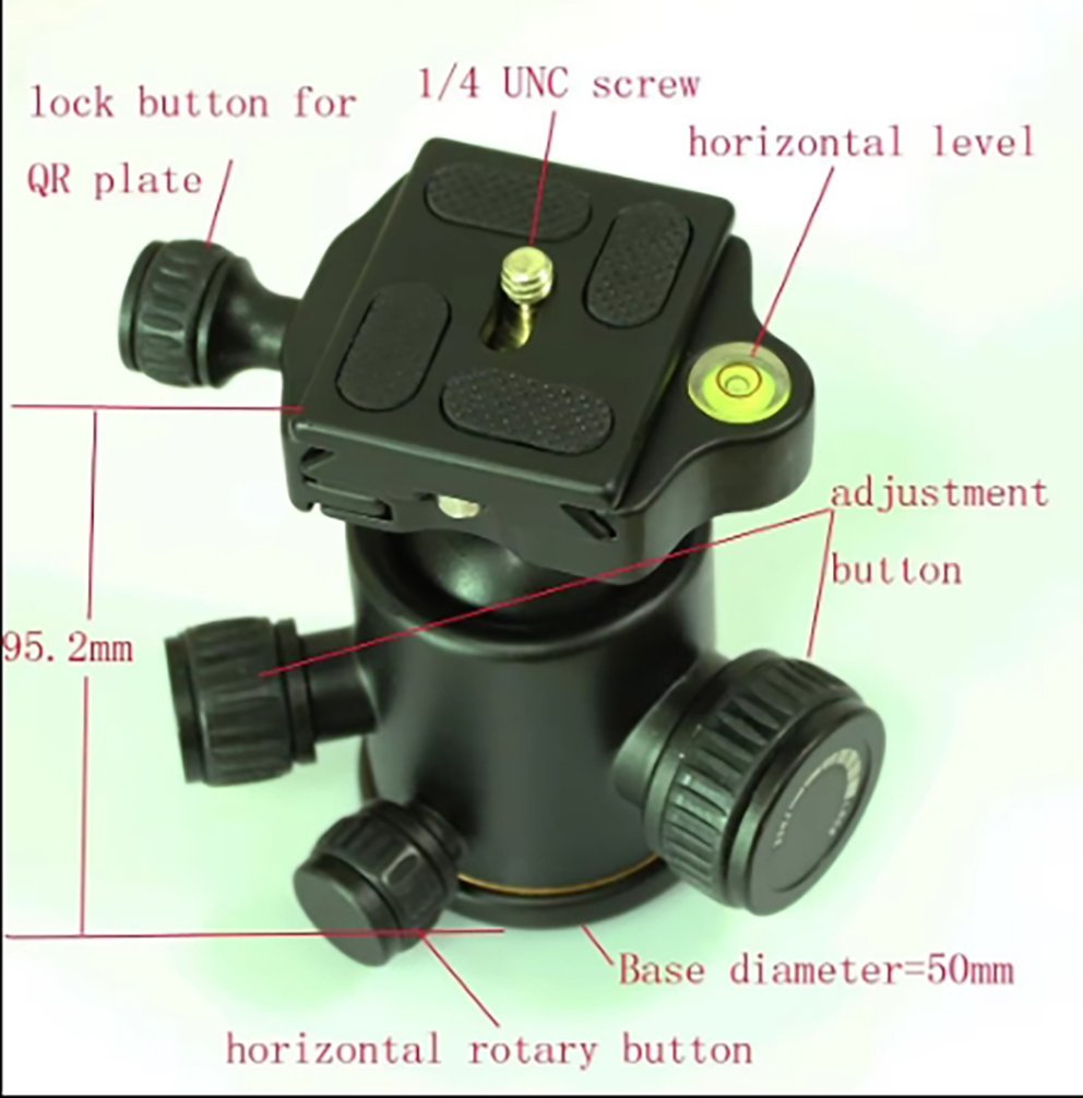 Aluminium Duty Photography Cam - đánh giá và giá Fluid Head Tripod
