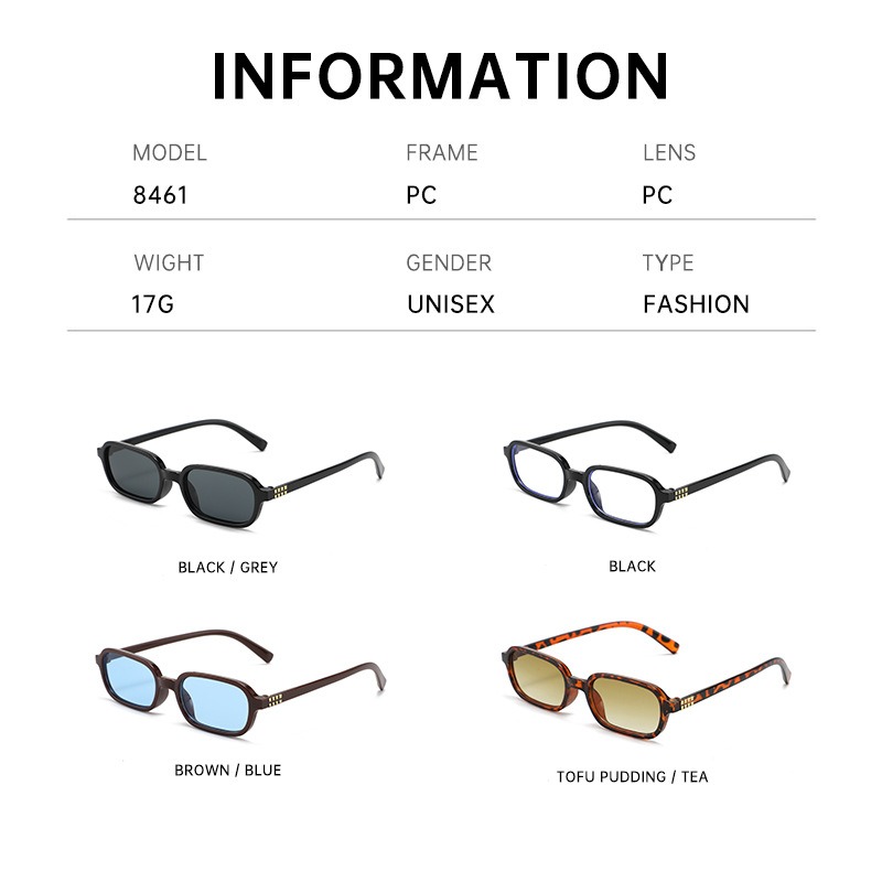 New Small Square Frame Sunglas - đánh giá và giá Photography Street