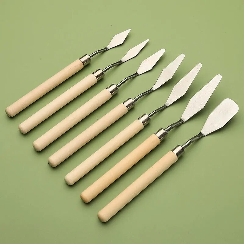7Pcs Stainless Steel Palette K - đánh giá và giá Photography Fine Art