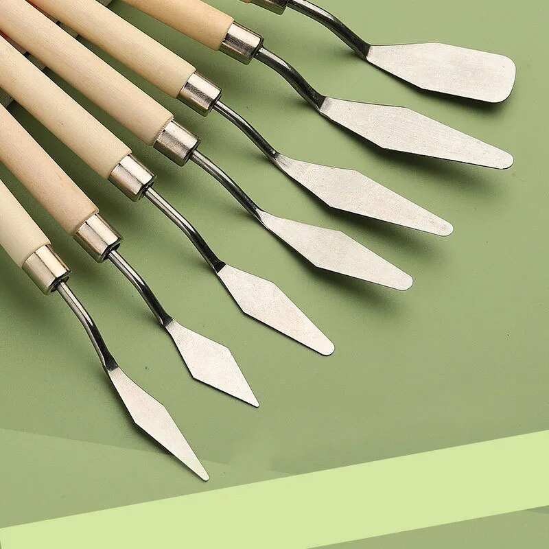 7Pcs Stainless Steel Palette K - đánh giá và giá Photography Fine Art