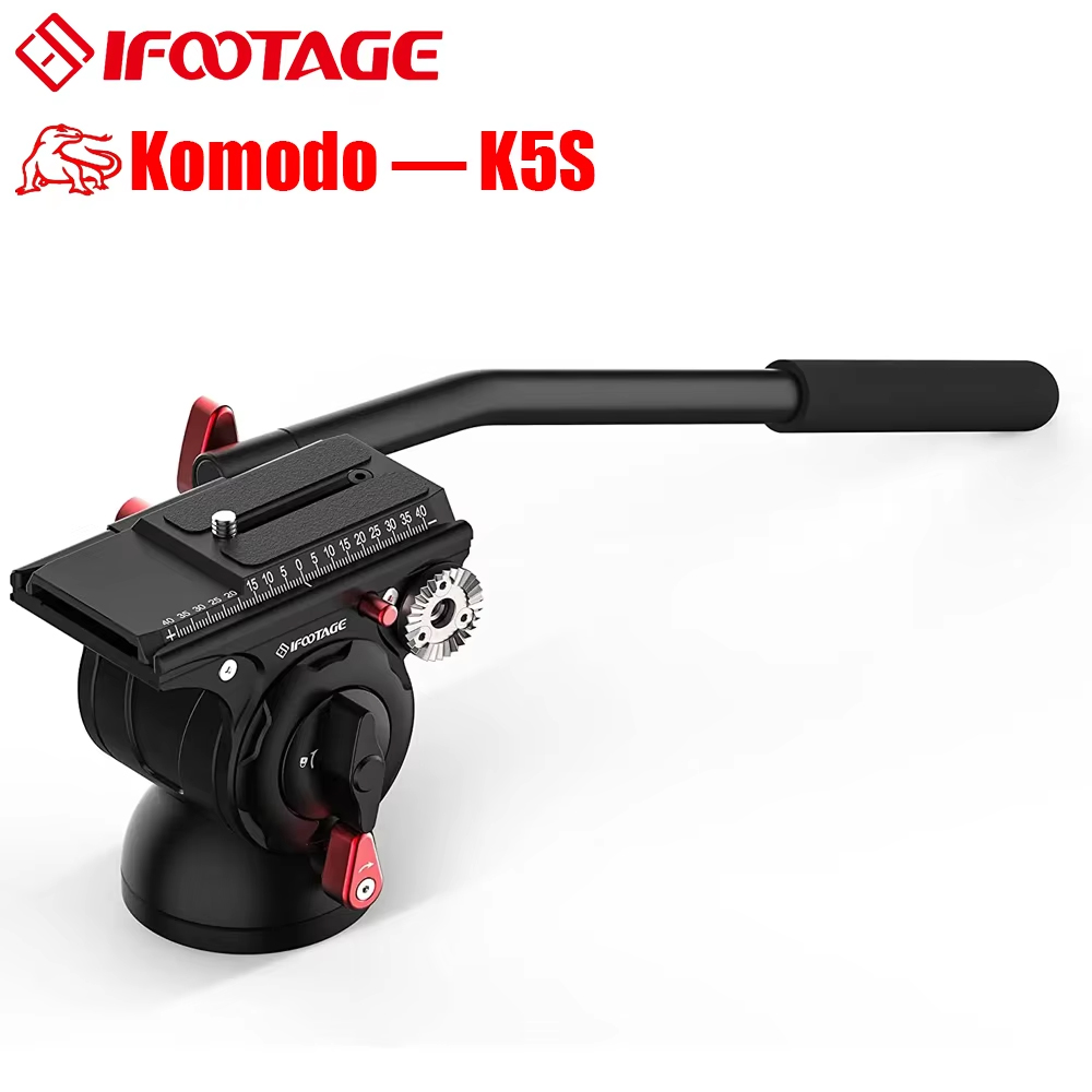 IFOOTAGE Fluid Head Komodo K5S - đánh giá và giá Fluid Head Tripod