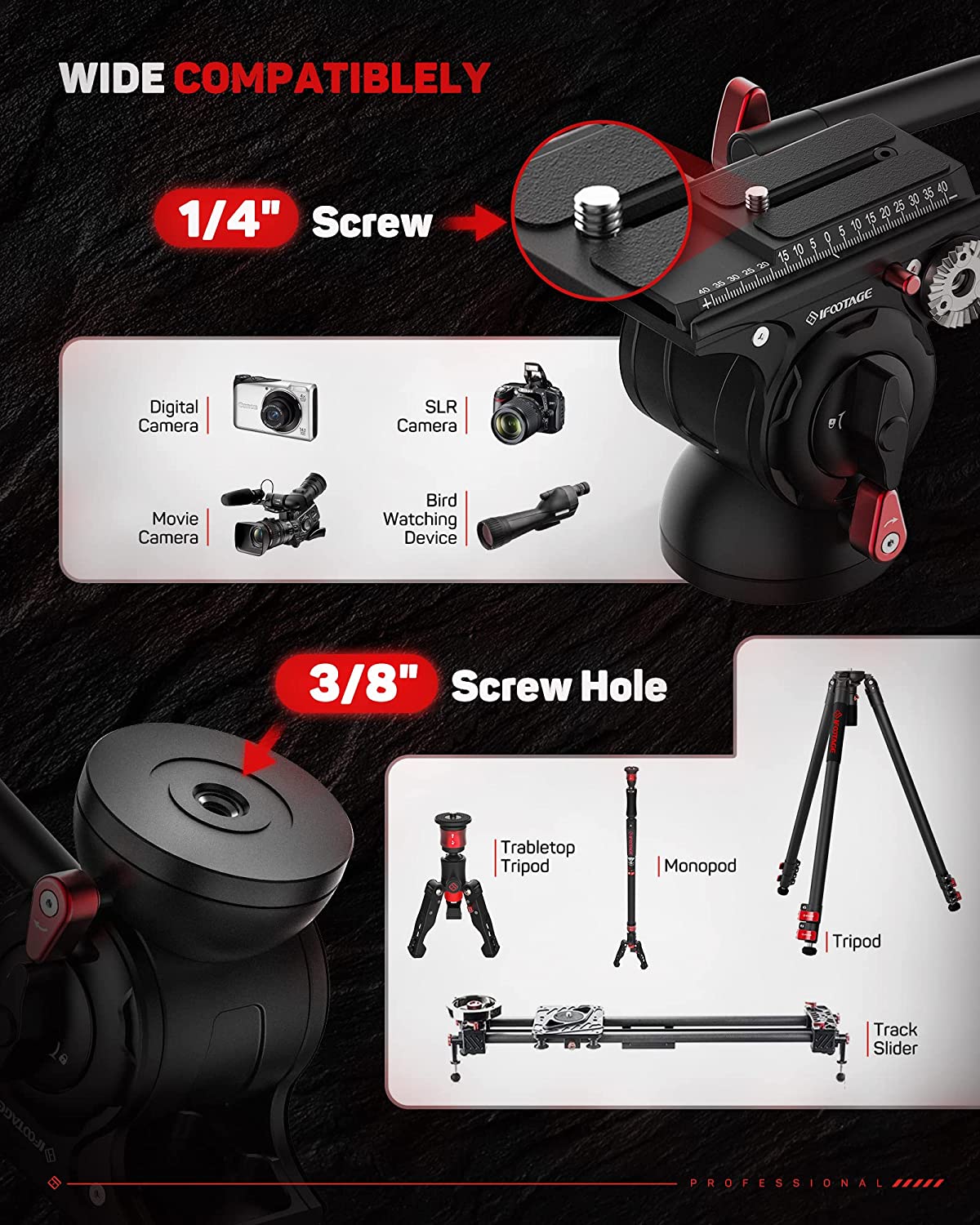 IFOOTAGE Fluid Head Komodo K5S - đánh giá và giá Fluid Head Tripod