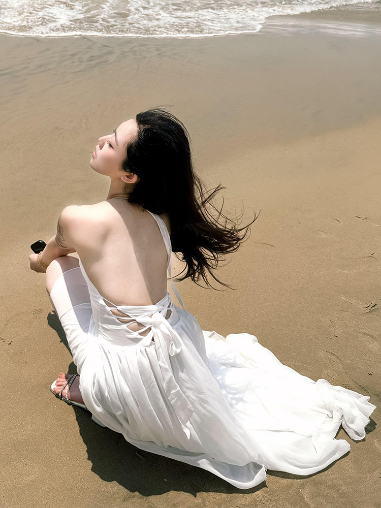 Bali Beach Backless Dress Wome - đánh giá và giá Photography Bali