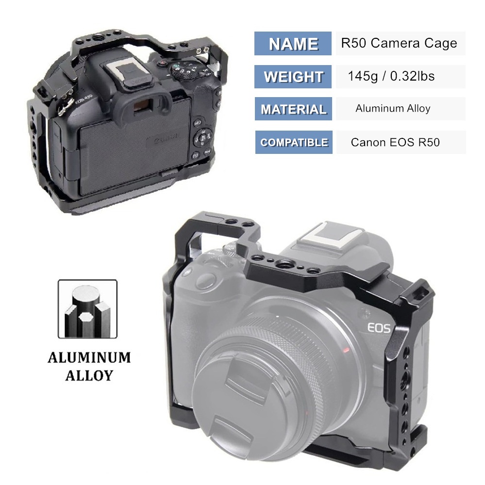 R50 Camera Cage for Canon EOS  - đánh giá và giá Camera Cage Rig