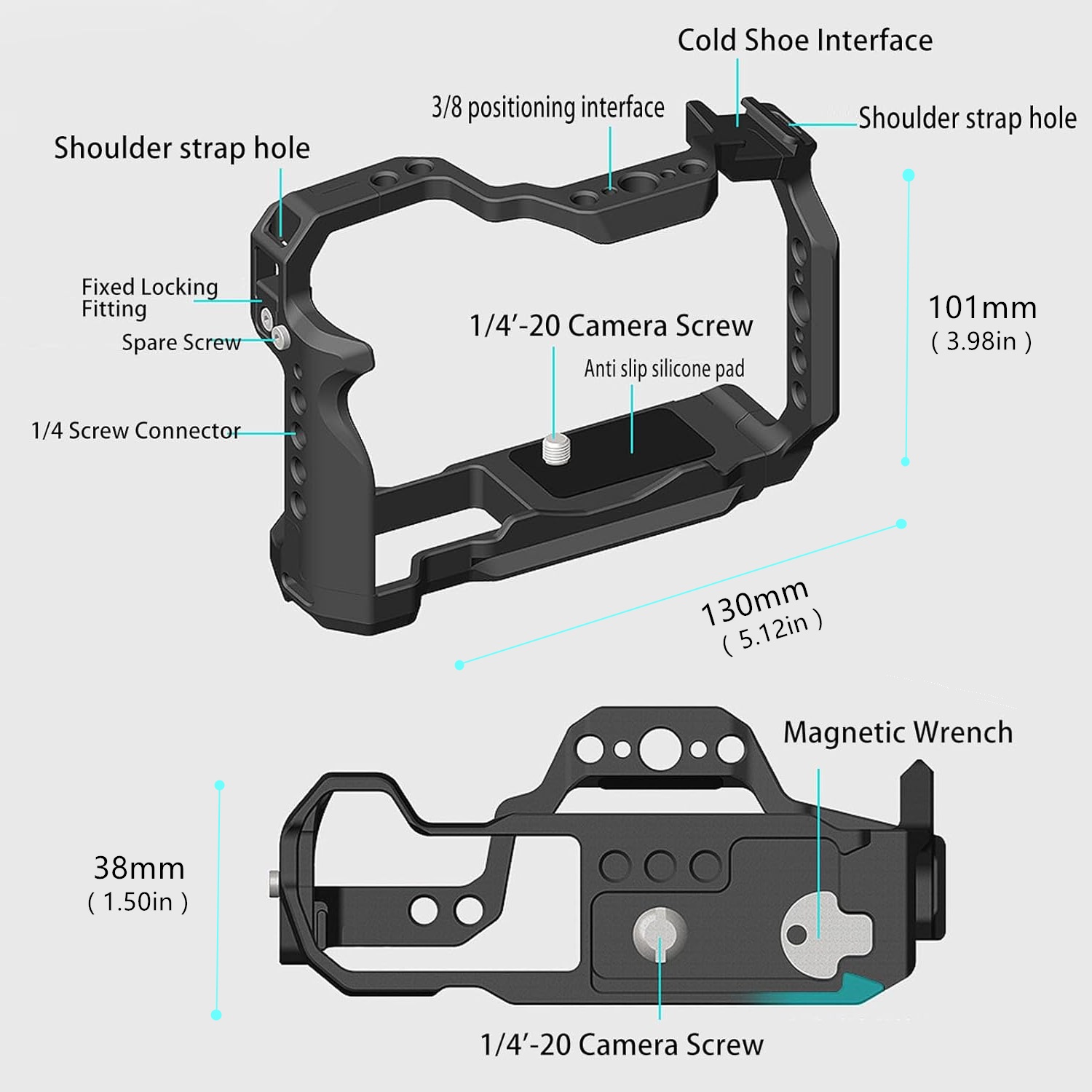R50 Camera Cage for Canon EOS  - đánh giá và giá Camera Cage Rig