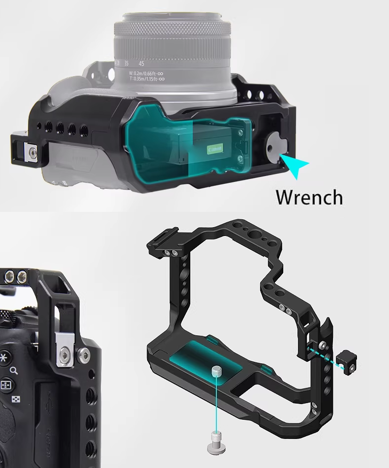 R50 Camera Cage for Canon EOS  - đánh giá và giá Camera Cage Rig