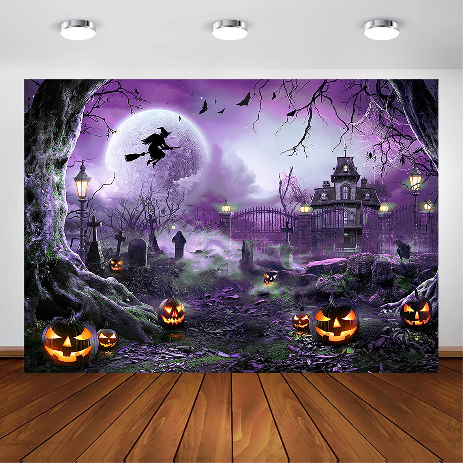 Spooky Pumpkin Witch Ghost Bat - đánh giá và giá Photography Trick