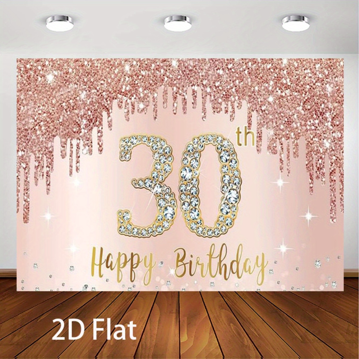 A 30th birthday background ban - đánh giá và giá Photography Logo